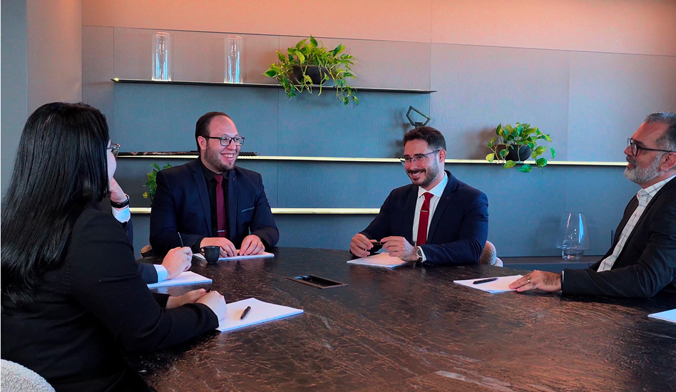 Reunião de negócios